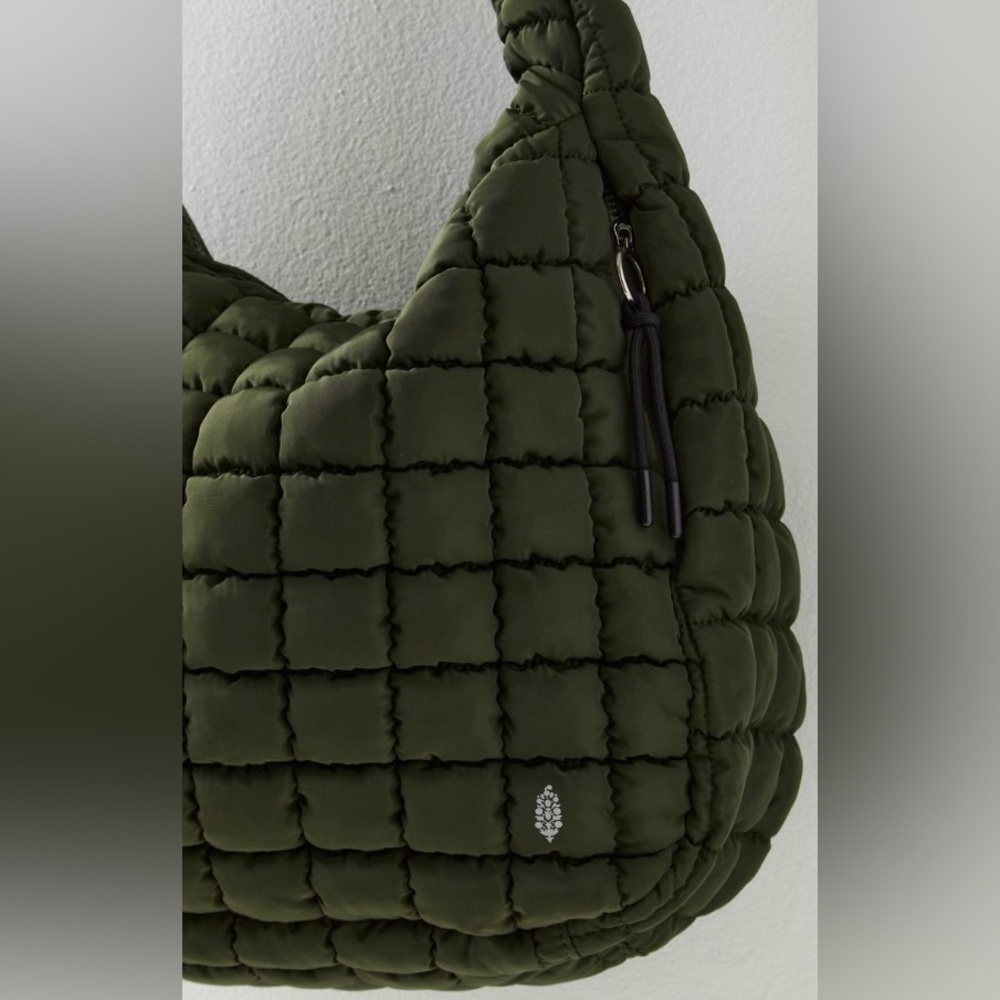 Free People Movement ~ Quilted Carryall Bag ~ Army Green ~ * NWT - Picture 9 of 9